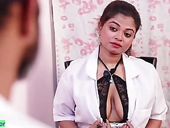 Physician Ravages in her Indian Chambers with clear audio: Trahultakla and her step-sister get horny with ass-fuck hookup and creampies!