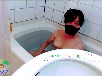 Chidori-and-nobu's teensy-weensy udders obtain live-streamed in super-fucking-hot Asian tub act