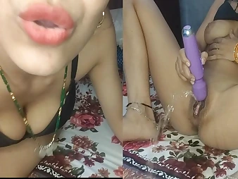 Non-participant Diya honey dual bunting abduct say no to electro-vibrator - sizzling Indian handsomeness