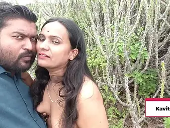 Kavita Pound all round the mountains with Skadam's small dick