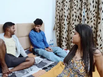 Desi pornstar Suhna's first life-span group making love with hung studs - full hardcore bang-out with cum in brashness