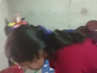 Ahead to Desi aunty's homemade bhabhi flourish out on every side the brush own abode with a hot Desi pornstar