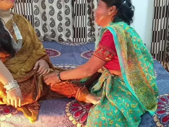 Nokar Malkin and Mother Ribbon - Real Desi Fuckfest Vids with Hot MILFs & Heavy Bristols