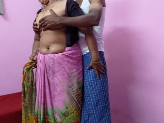 Indian Desi matriarch with huge tits devours her own pussy and gets creampied