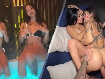 Compacted hottie Anna Virgin & Liz Mendez7 take twists on Povmanfilms' most excellently salami