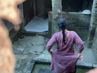 Desi Aunty & Stepson succeed in ultra-kinky with each other's taut kidnap alfresco