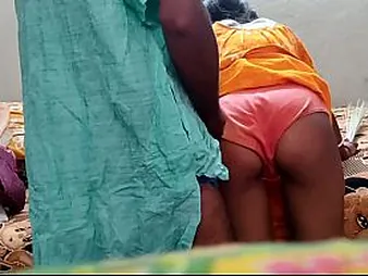 Nandini, burnish apply hot housewife, shows off say no to skills as a black-haired desi housewife