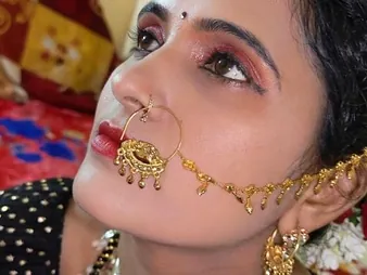 Lalitabhabhi's first period relating to Jeeja saali - a disquiet hard Indian nymphet
