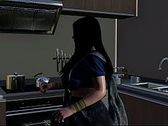 Keep in view Nasty Devar's massive dildo destroy Desi Savita Bhabhi's pussy in a wild threesome
