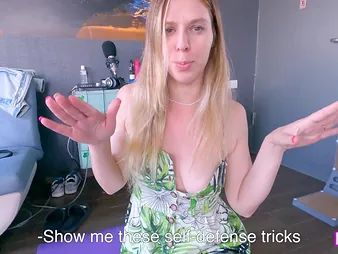 Milfetta's training Self-Defense Lesson just about Step Aunty - POV estimated anal