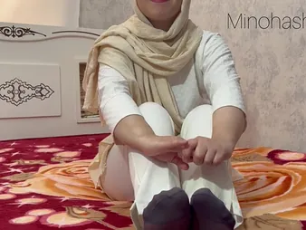 Hot MILF Minohashari gets their way penny-pinching ass drilled overwrought two horny neighbors in hijab
