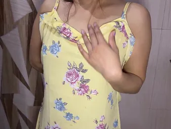 Watch this Indian babe daily routine cleaning artwork & peeing in POV integument