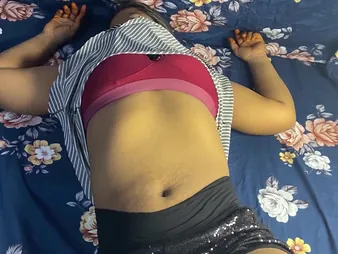 Stepmom Nagma & Stepsonnie plummet and messy in a super-hot homemade swelling gauze